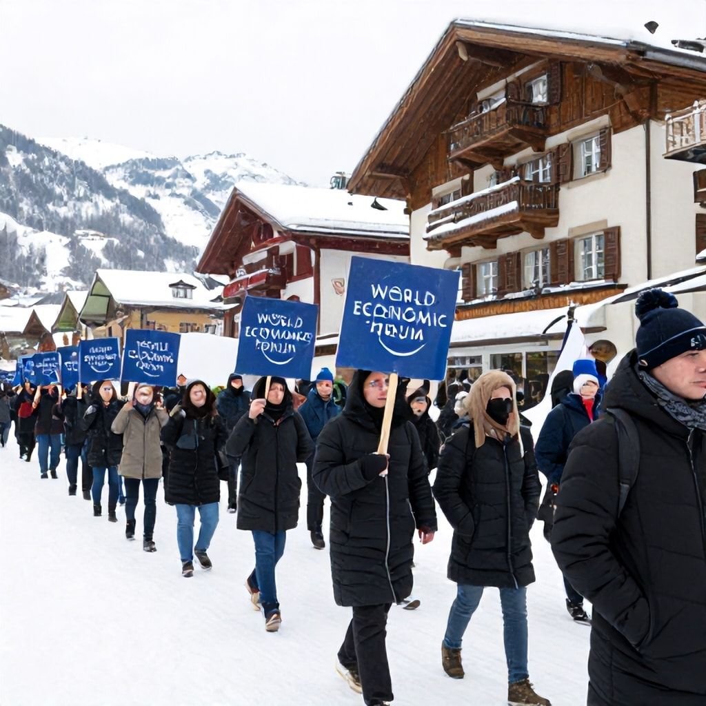 达沃斯的分裂：抗议、政治与变革的呼唤