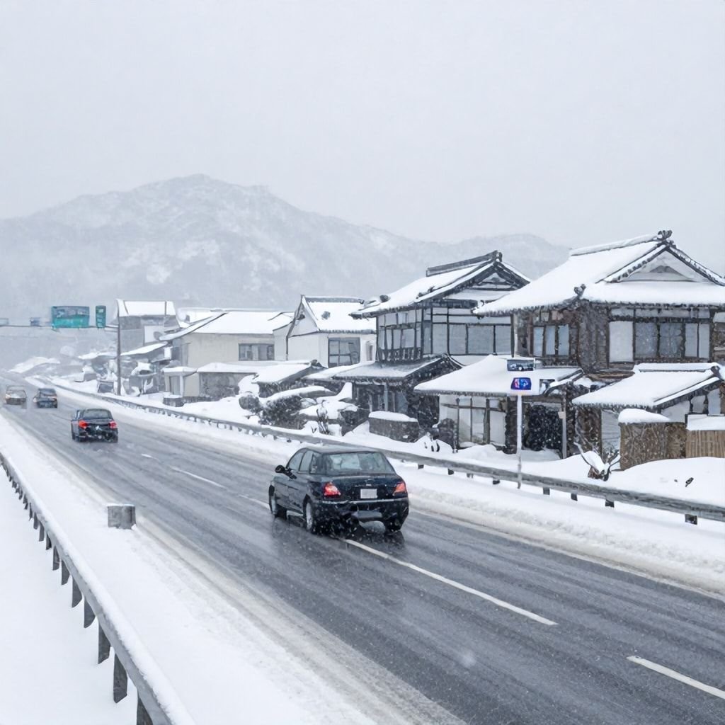 日本冬季风暴：道路重新开放，但降雪困境依然存在