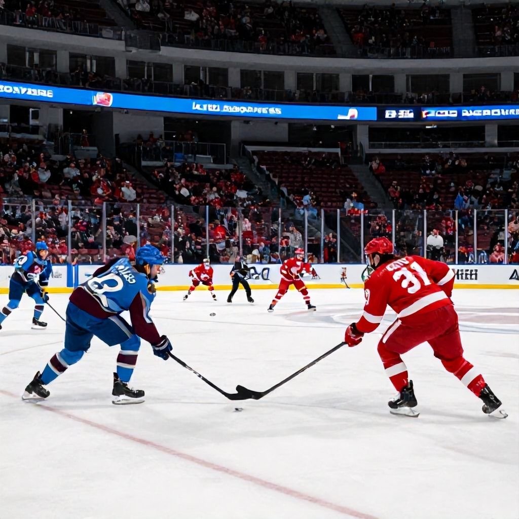 雪崩队对阵红翼队：汽车城的午后大战